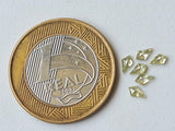 Light Yellow Kite Shaped Diamond, 0.14 Cts Shield/Table Cut 6x3mm Flat Back Faceted Yellow Diamond for Wedding Rings/Pendant - PDD895