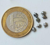 Salt And Pepper Christmas Tree Polished Diamond Loose Fancy Faceted Trees Diamond Charm Gifts, Statement Jewelry, Santa Pendant - PDD896