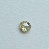 Rose Cut Diamond, Natural Light Yellow Round Rose Cut Diamond For Ring, Single Loose 2.7mm Cabochon - PDD945