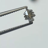 Salt And Pepper Christmas Tree Polished Diamond, Loose Fancy Faceted Trees Diamond Charm Gifts, Statement Jewelry, Santa Pendant - PDD902