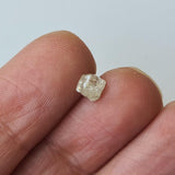 Beautiful Clear Light Yellow Rough Diamond Crystal, 5mm Natural Clear Smooth Raw Loose Diamond For Jewelry / Ring, 1 Pc - PDD881
