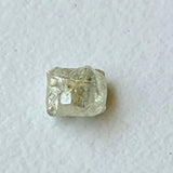 Beautiful Clear Light Yellow Rough Diamond Crystal, 5mm Natural Clear Smooth Raw Loose Diamond For Jewelry / Ring, 1 Pc - PDD881