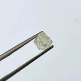 Beautiful Clear Light Yellow Rough Diamond Crystal, 5mm Natural Clear Smooth Raw Loose Diamond For Jewelry / Ring, 1 Pc - PDD881
