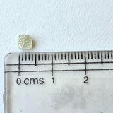 Beautiful Clear Light Yellow Rough Diamond Crystal, 5mm Natural Clear Smooth Raw Loose Diamond For Jewelry / Ring, 1 Pc - PDD881