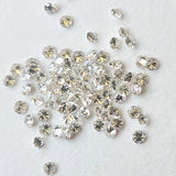 2mm Round Shape Brilliant Cut Diamond, Excellent Cut Beautiful Lab Grown Diamond Loose For Ring (5Pc to 20 Pcs) - ADLP1