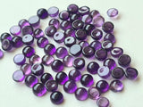8-10mm Amethyst Cabochon, Amethyst Round Plain Cabochons For Jewelry