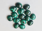 12x10mm Malachite Oval Cabachon, Oval Calibrated Malachite Cabachon