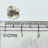 8.9x7.9mm Salt And Pepper Diamond Slice, 0.41 Cts Huge Rare Faceted Salt & Pepper Polki Slice Loose Diamond for Jewelry - PDD990