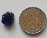 14x11.5mm Blue Rough Raw Sapphire Slice Gemstone, Loose Raw Blue Sapphire for Pendant / Jewelry, 1 Pc - PDG362