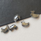 Salt And Pepper Duck Polished Diamond Loose Fancy Faceted Bird Diamond Charm Gifts, Statement Jewelry, Duck Pendant - PDD907