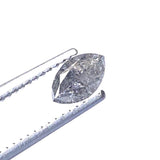5.1x3.1mm Salt And Pepper Marquise Cut Natural Brilliant Cut Diamond For Ring, Marquise Full Cut Loose Diamond - PDD893