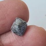 Conflict Free 9x8.2mm Grey Diamond Octahedron, 1 Pc Natural Rough Raw Smooth Loose Uncut Diamond Crystal - PPKJ187