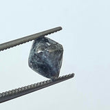 Conflict Free 9x8.2mm Grey Diamond Octahedron, 1 Pc Natural Rough Raw Smooth Loose Uncut Diamond Crystal - PPKJ187