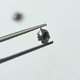 Salt And Pepper Christmas Tree Polished Diamond, Loose Fancy Faceted Trees Diamond Charm Gifts, Statement Jewelry, Santa Pendant - PDD902