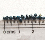 3-4mm Blue Natural Raw Rough Uncut Loose Blue Diamond for Jewelry (1-5Pc)