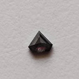4.9x4.4mm Salt And Pepper 0.29 Cts Fancy Shield Shape Rose Cut Diamond, Flat Back Shield Diamond for Ring - PDD910