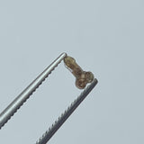 Brown And Pepper Penis Cut Polished Diamond Loose Fancy Dick / Penis / Phallus / Willy Diamond For Pendant / Ring / Jewelry 5.4mm - PDD905