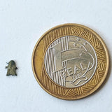 5.4mm Rare Blue Penguin Cut Polished Diamond Slice, Loose Fancy Penguin Diamond For Pendant / Ring / Earrings / Jewelry For Her - PDD914