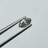 Salt And Pepper RARE 5.4x3mm, 0.24 Ct Marquise Shape Diamond, Brilliant Cut Faceted Clear Black Diamond For Engagement Ring - PDD916