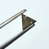 Salt And Pepper Diamond, CONFLICT FREE 3.9mm 0.17 Ct Triangle Rare Diamond For Engagement Ring & Wedding Ring, Gifts For Her - PDD918