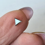 Salt And Pepper Diamond, CONFLICT FREE 3.9mm 0.17 Ct Triangle Rare Diamond For Engagement Ring & Wedding Ring, Gifts For Her - PDD918