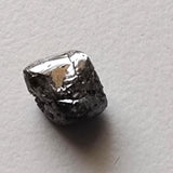 9.4x9.7mm Grey Diamond Octahedron, 1 Pc Natural Rough Raw Uncut Smooth Loose Diamond Crystal - PPKJ181