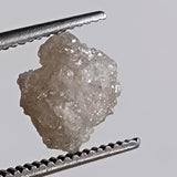 White Rough Diamond For Jewelry, Loose Diamond Perfect for Engagement Ring / Wedding Ring Gifts For Her 7.4x6.9mm 1 Pc- PDD923