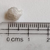 White Rough Diamond For Jewelry, Loose Diamond Perfect for Engagement Ring / Wedding Ring Gifts For Her 7.4x6.9mm 1 Pc- PDD923