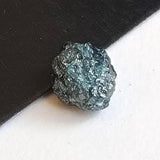 Blue Rough Diamond For Jewelry, Loose Diamond Perfect for Engagement Ring & Wedding Ring Gifts For Her 8.8x7.7mm 1 Pc - PDD924