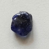 14x11.5mm Blue Rough Raw Sapphire Slice Gemstone, Loose Raw Blue Sapphire for Pendant / Jewelry, 1 Pc - PDG362