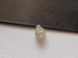 4.8x5mm Clear Yellow Raw Diamond Crystal, 1 Pc Natural Smooth Crystal Earth Mined Sparkly Loose Diamond For Jewelry - PDD909