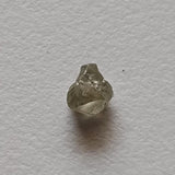 4.8x5mm Clear Yellow Raw Diamond Crystal, 1 Pc Natural Smooth Crystal Earth Mined Sparkly Loose Diamond For Jewelry - PDD909