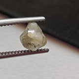 4.8x5mm Clear Yellow Raw Diamond Crystal, 1 Pc Natural Smooth Crystal Earth Mined Sparkly Loose Diamond For Jewelry - PDD909