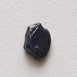 13.5x10.5mm Blue Rough Raw Sapphire Slice Gemstone, Loose Raw Blue Sapphire for Pendant / Jewelry, 1 Pc - PDG363