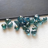 Conflict Free Beautiful Blue Rough Diamond Crystal, Loose Natural Clear Blue Smooth Raw Diamond For Jewelry / Ring , 3-3.5mm 1 Pc - PDD928