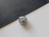 8.7x8.4mm Grey Diamond Octahedron, 1 Pc Natural Rough Raw Uncut Smooth Loose Diamond Crystal - PPKJ197