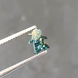 5.4mm Rare Blue Penguin Cut Polished Diamond Slice, Loose Fancy Penguin Diamond For Pendant / Ring / Earrings / Jewelry For Her - PDD914