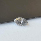 Salt And Pepper RARE 5.4x3mm, 0.24 Ct Marquise Shape Diamond, Brilliant Cut Faceted Clear Black Diamond For Engagement Ring - PDD916