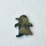 8mm Rare Blue Penguin Cut Polished Diamond Slice, Loose Fancy Penguin Diamond For Pendant / Ring / Earrings / Jewelry For Her - PDD917