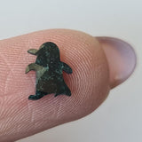 8mm Rare Blue Penguin Cut Polished Diamond Slice, Loose Fancy Penguin Diamond For Pendant / Ring / Earrings / Jewelry For Her - PDD917