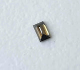Cognac Brown Baguette Diamond, Rare 2.9x1.8mm Champagne Baguette Cut Rectangle Faceted MELEE Diamond for Ring - PDD921