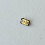 Cognac Brown Baguette Diamond, Rare 2.9x1.8mm Champagne Baguette Cut Rectangle Faceted MELEE Diamond for Ring - PDD921