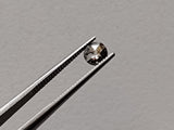 4.5mm Salt And Pepper Rose Cut Diamond, Salt & Pepper Loose Faceted Round Diamond Cabochon, Rose Cut for Ring - PDD908
