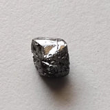 9.4x9.7mm Grey Diamond Octahedron, 1 Pc Natural Rough Raw Uncut Smooth Loose Diamond Crystal - PPKJ181