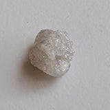White Rough Diamond For Jewelry, Loose Diamond Perfect for Engagement Ring / Wedding Ring Gifts For Her 7.4x6.9mm 1 Pc- PDD923