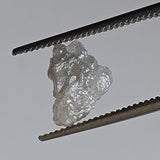 8.4x6.4mm White Grey Rough Diamond, Loose Raw Uncut Huge 1.83 Cts White Raw Diamond For Jewelry - PDD931
