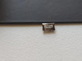 Conflict Free 5x3mm Clear Brown Salt And Pepper Baguette Diamond Loose, 0.3 Cts Huge Natural Faceted Diamond Baguette For Ring - PPKJ191