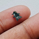 Conflict Free 6.2mm Rare Blue Penguin Cut Polished Diamond Slice, Loose Fancy Penguin Diamond For Pendant / Ring / Earrings / Jewelry For Her - PDD934
