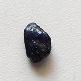 14.6x9mm Blue Sapphire Rough Slice, Raw , Loose Raw Blue Sapphire Slice Gemstone for Pendant / Jewelry, 1 Pc - PDG366