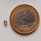 4.3x2.8mm Cognac Diamond Briolette Bead, 0.3Ct Beautiful Natural Cognac Faceted Tear Drop Bead Diamond Drop For Jewelry - PPKJ183